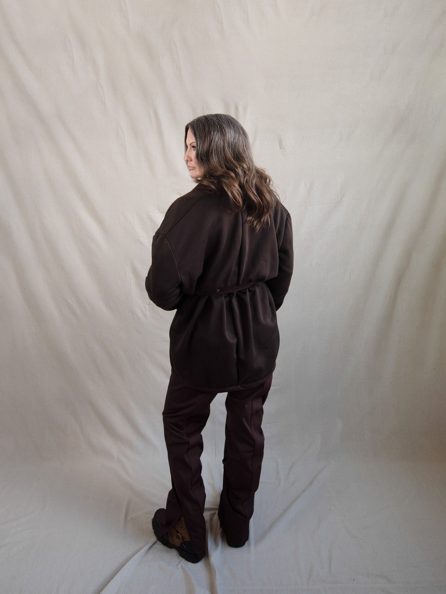 Brown - Soft and Structured Belt Wrap