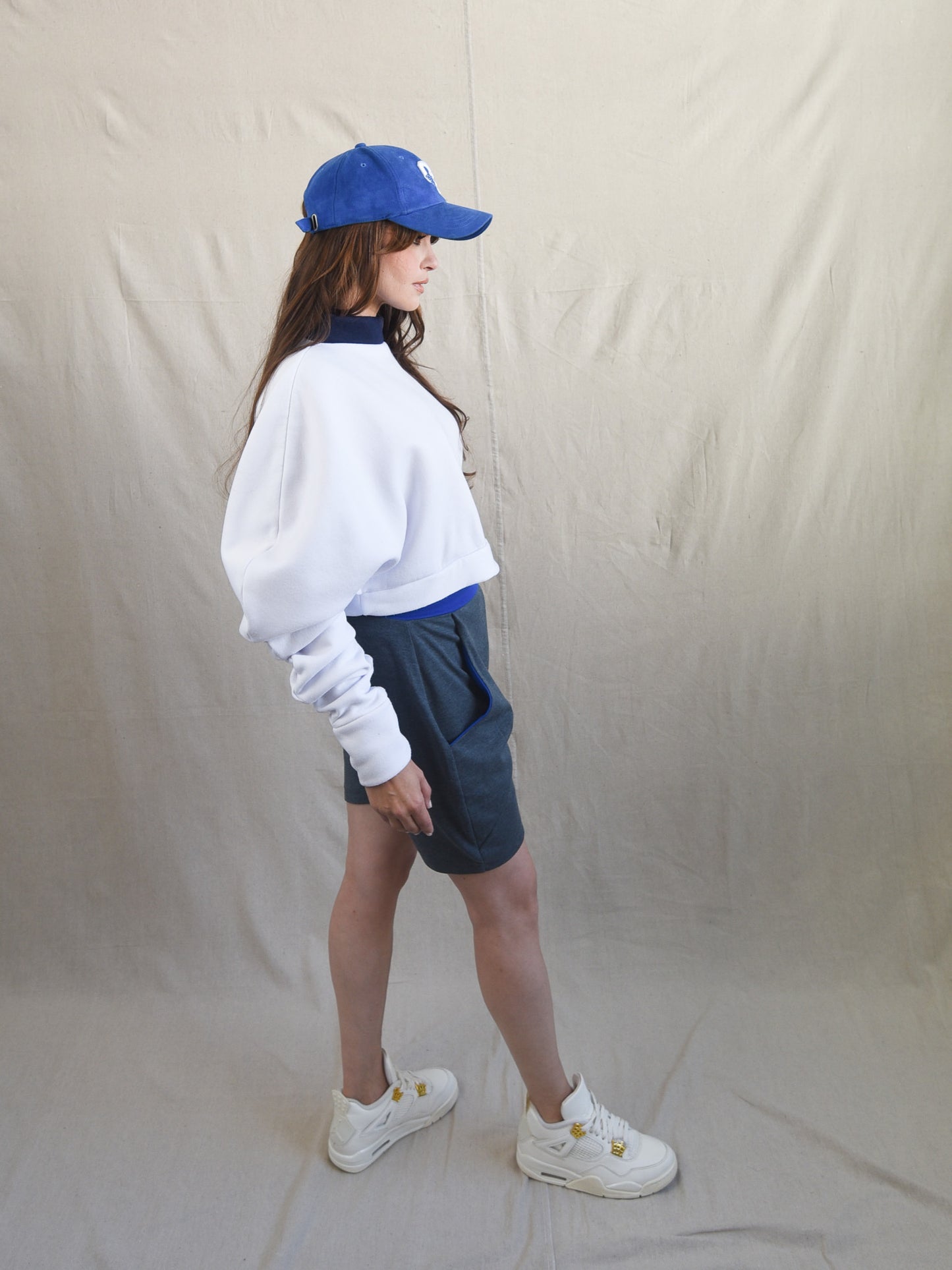 Charcoal Drop Crotch Short