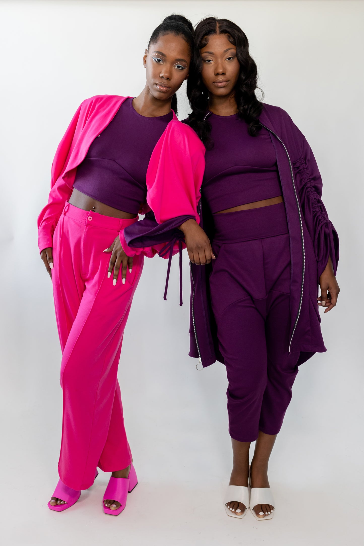 Purple Drop Crotch Pant