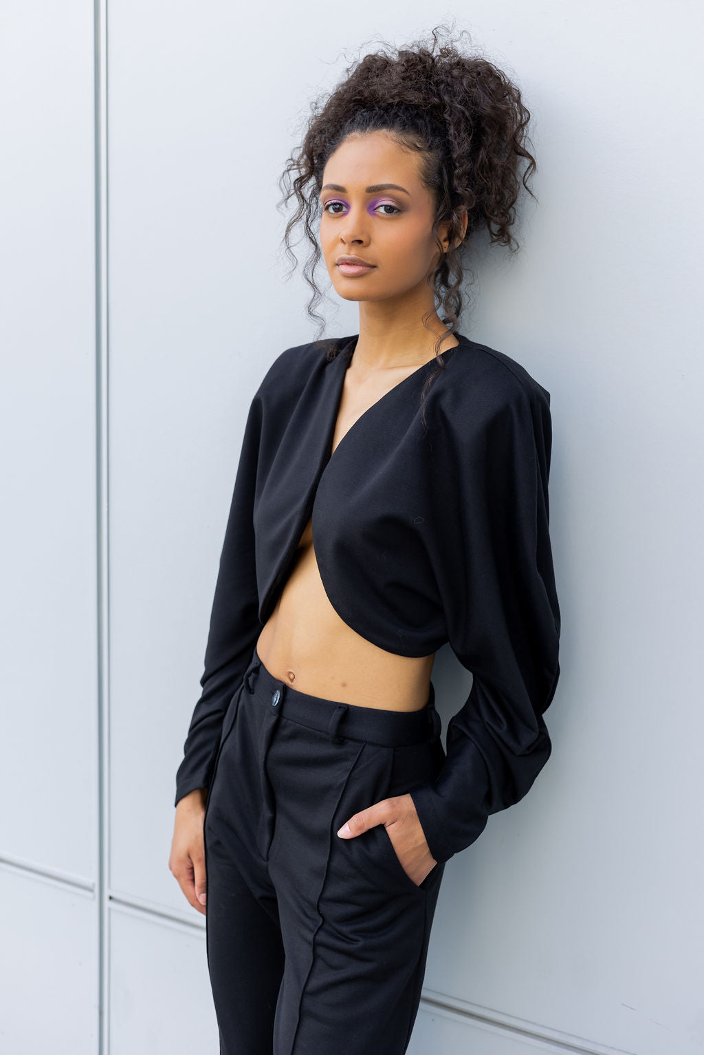 Black Oversized Suit Blazer