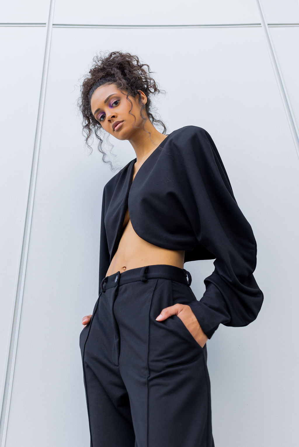 Black Oversized Suit Blazer