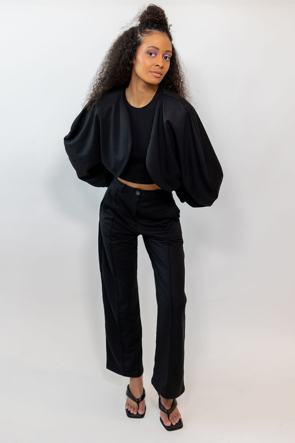 Black Oversized Suit Blazer