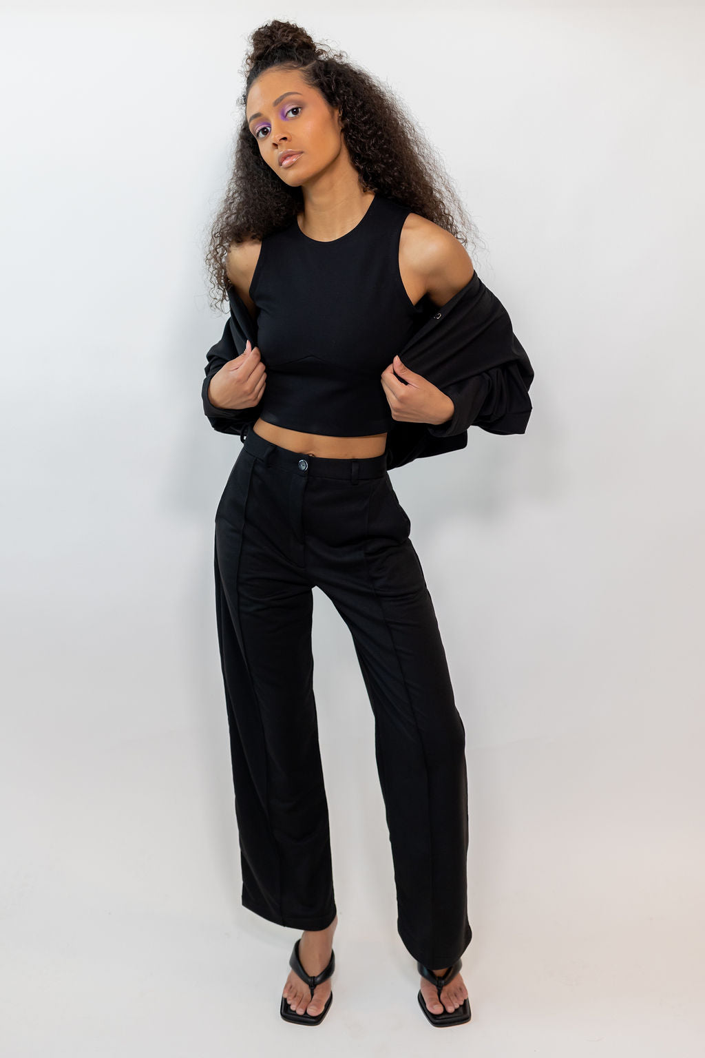 Black Oversized Suit Blazer