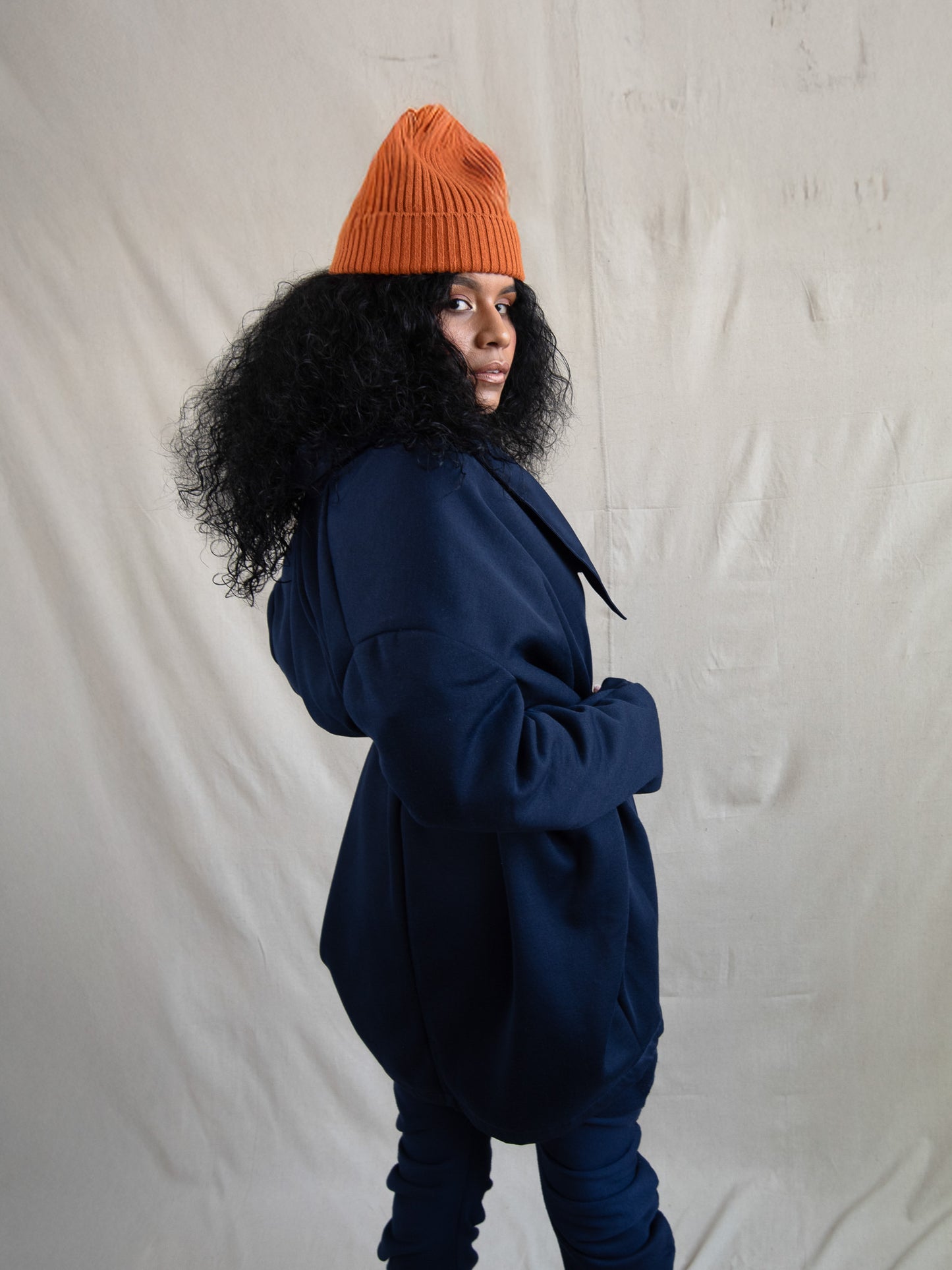 Navy - Soft and Structured Belt Wrap