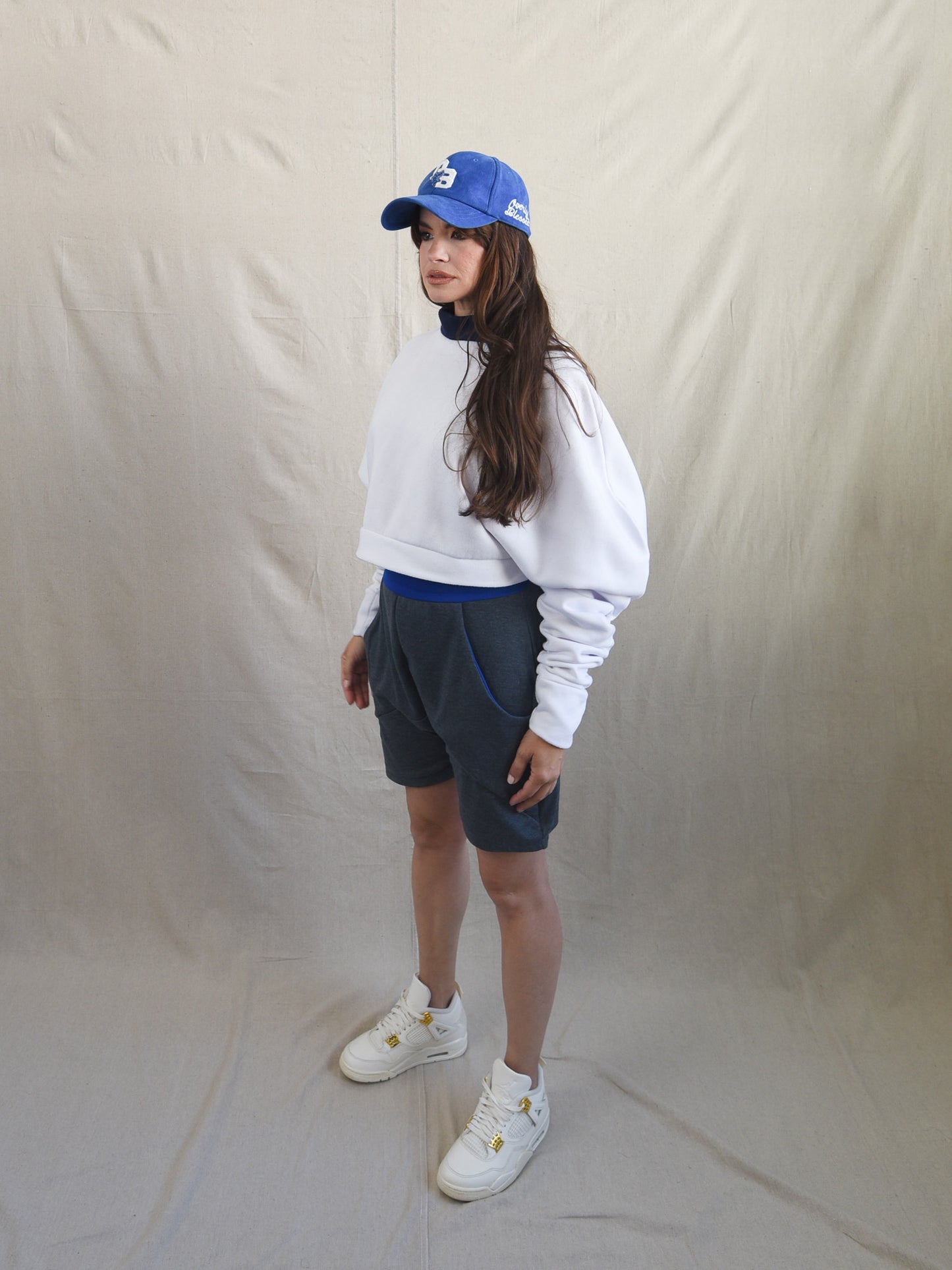 Charcoal Drop Crotch Short