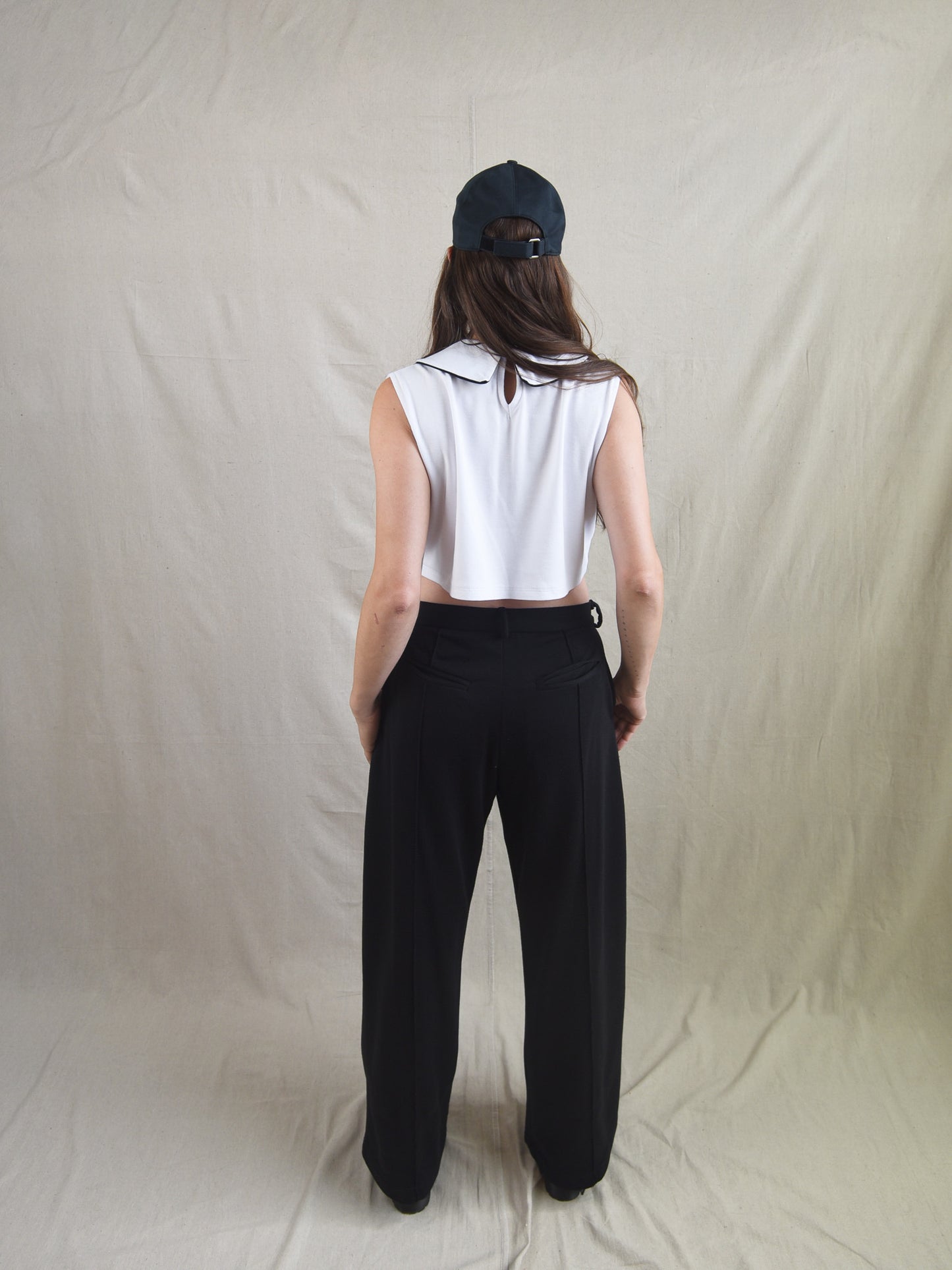 White Peter Pan Collar Blouse